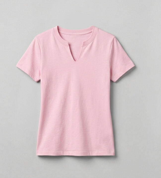 Notch Neck Teeshirt