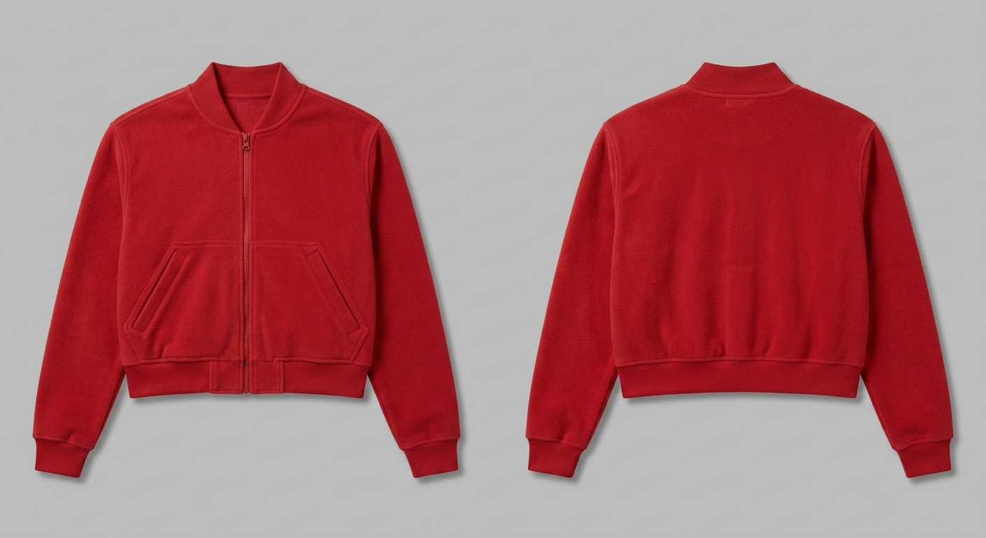 Cropped Zip-up Jacket