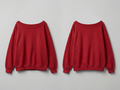 Off-Shoulder Sweatshirt