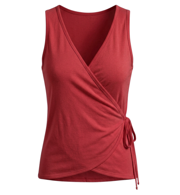 V-Neck Wrap Tank
