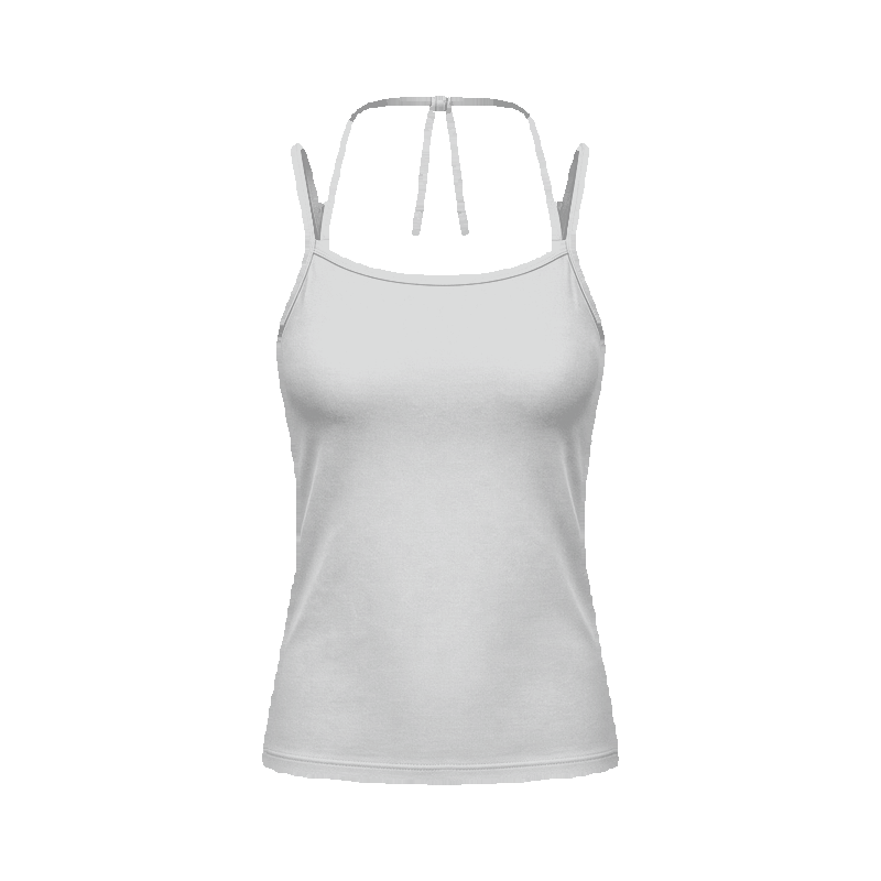 Double Strap Tank Tie Back front view