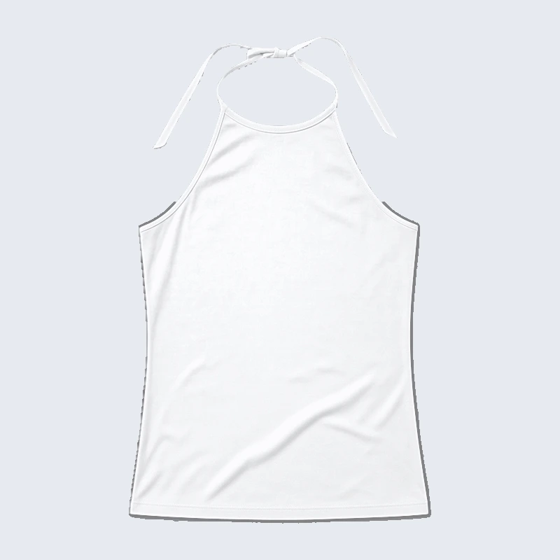 Halter Tie Length Tank front view