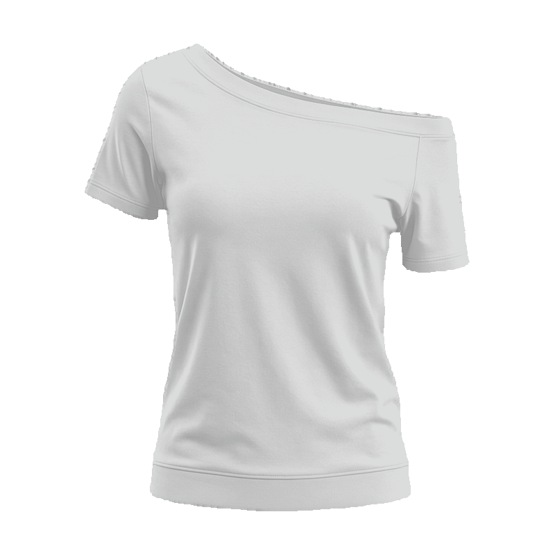Off-Shoulder Tee Shirt front view