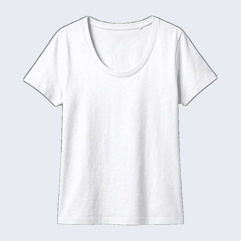 Scoop Length Baby Tee front view