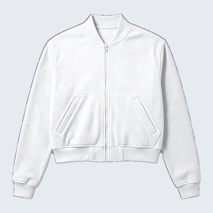 Cropped Zip-up Jacket