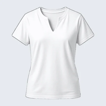 Notch Neck Teeshirt