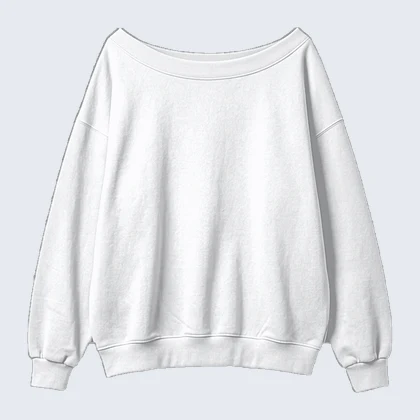 Off-Shoulder Sweatshirt